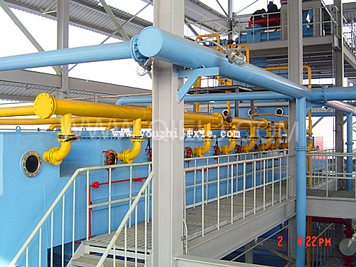 拖鏈浸出器的優點 拖鏈浸出器經濟、技術指標(以500T/D為例)(圖1) 拖鏈浸出器的優點 拖鏈浸出器經濟、技術指標(以500T/D為例)(圖1)