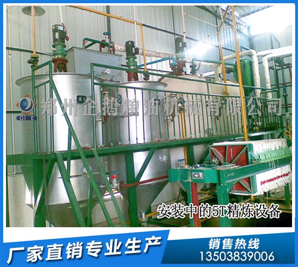 紫蘇籽精煉油設備,企鵝油脂設備強勢助陣(圖1) 紫蘇籽榨油生產線